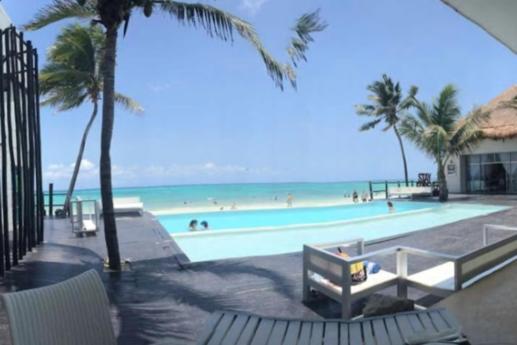 Beachside Corasol El Amanecer De Frida Para 2 Personas Playa del Carmen Eksteriør bilde