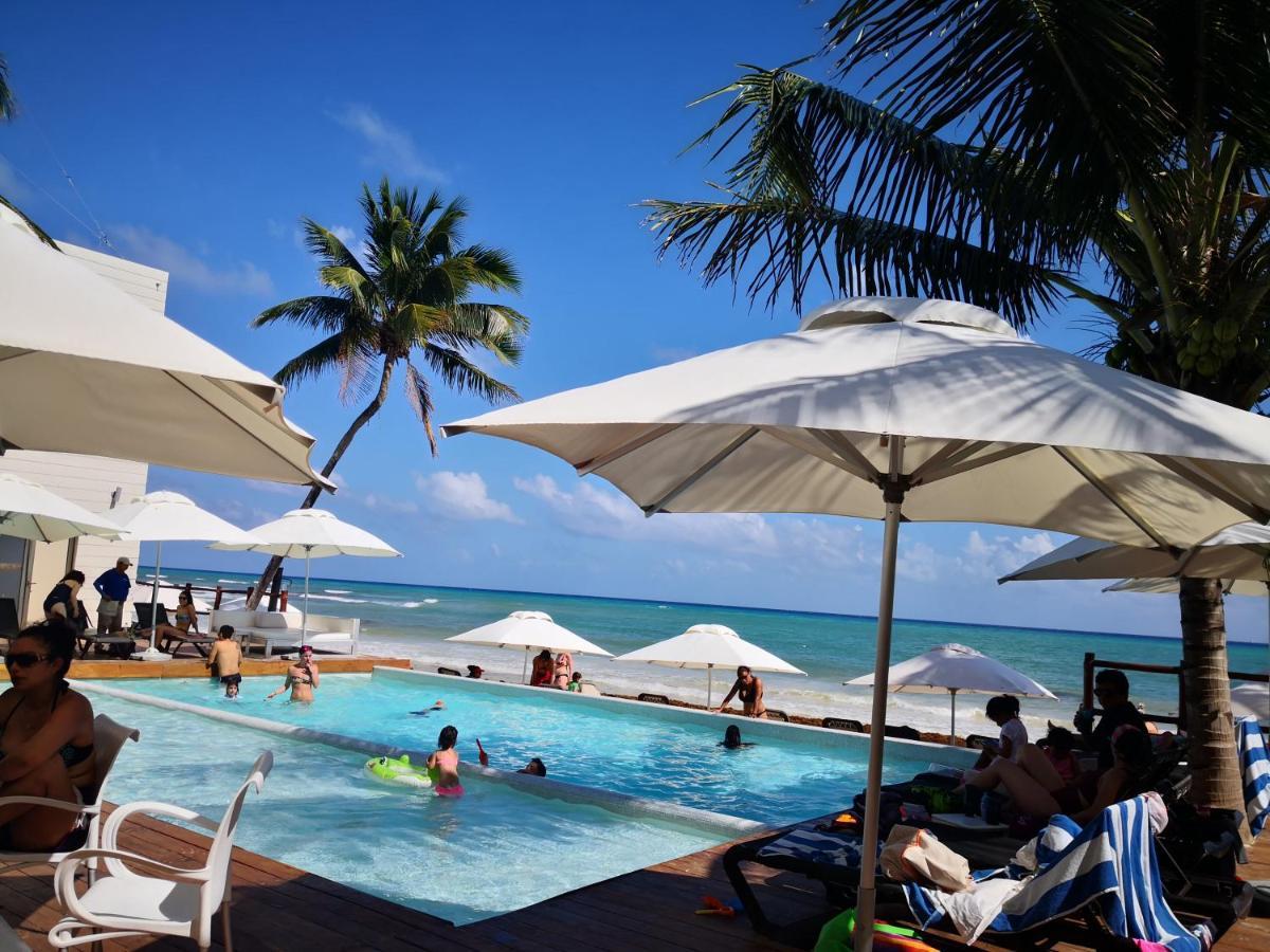 Beachside Corasol El Amanecer De Frida Para 2 Personas Playa del Carmen Eksteriør bilde